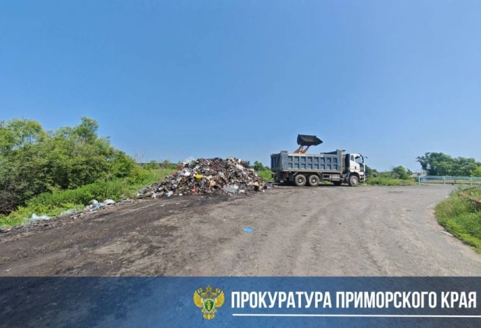 Прокуратура требует Минтранс избавиться от горы отходов в одном из городов Приморья