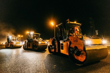 Выполнено 70% работ по обновлению асфальта на ТТК