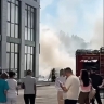 В центре Уфы сгорел автомобиль