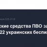 Российские средства ПВО за ночь сбили 122 украинских беспилотника