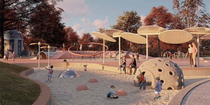 Шесть детских тематических игровых зон обустроят в парке «Сокольники» Шесть детских тематических игровых зон обустроят в парке «Сокольники»