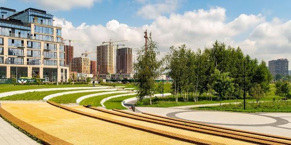 В столице завершили основной этап благоустройства набережной у станции «Спартак»