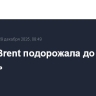 Нефть Brent подорожала до $61,3 за баррель