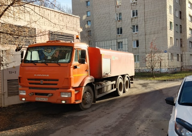 На северо-западе Саранска продолжается подвоз воды в связи с коммунальными работами