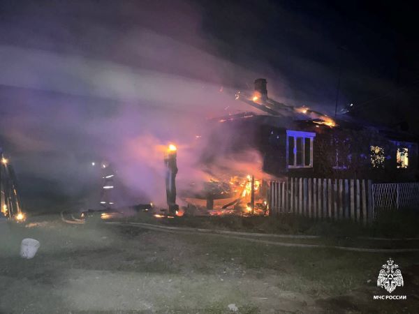 В бурятском селе горел жилой дом