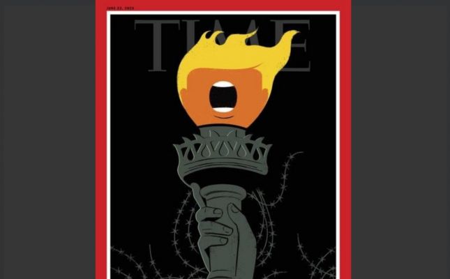 Обложка TIME: беспрецедентные усилия Трампа по депортации миллионов людей