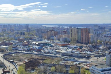 В Перми у центрального рынка начался снос старых зданий