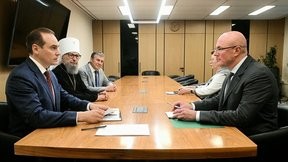 Дмитрий Чернышенко провёл рабочую встречу с главой Республики Мордовия Артёмом Здуновым