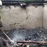 В Медвенском районе из-за неосторожного курения полностью сгорела хозпостройка