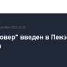 План "Ковер" введен в Пензенской области