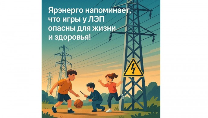 Ярославские энергетики напоминают детям и их родителям правила электробезопасности во время летних каникул