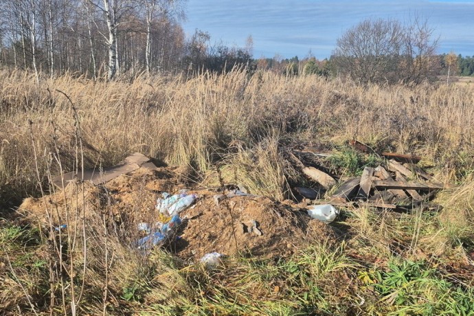 В Волжском районе Марий Эл обнаружена незаконная свалка