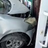 В Белогорске машина врезалась в магазин