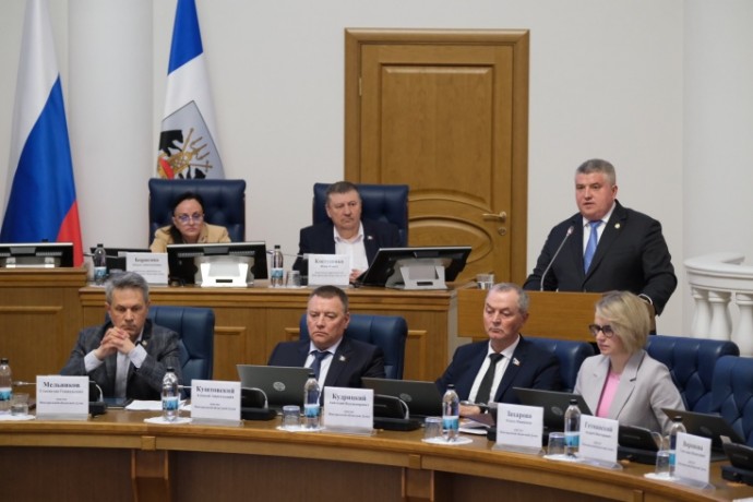 Депутаты областной Думы выделили главные темы в отчёте Александра Дронова