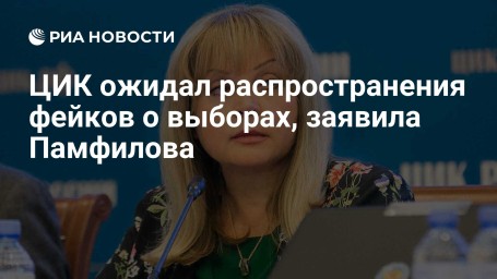 ЦИК ожидал распространения фейков о выборах, заявила Памфилова
