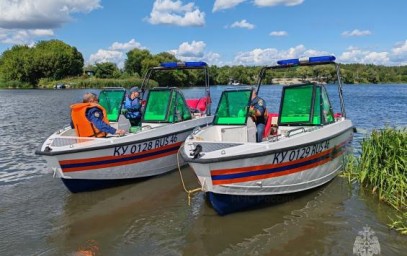 Курские спасатели получили два новых патрульных катера ПК-500