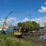 В Белгороде продолжают соединять два берега центрального пляжа