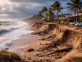 Повышение уровня моря запускает разрушение пляжей — морской биолог Дефео