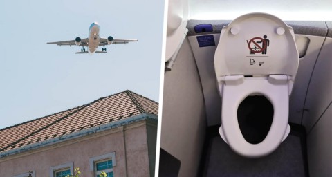 Поберегитесь: какашки из туалетов в самолётах сбрасываются в полёте вниз - люди пришли в ужас, узнав, что такое «голубой лёд»