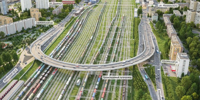 Новый путепровод свяжет три района северо-востока Москвы