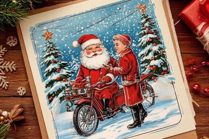 Новогодняя открытка