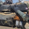 В бою ПТУР "Корнет" прошил танк М1А1 Abrams через броню и двигатель