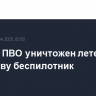 Силами ПВО уничтожен летевший на Москву беспилотник