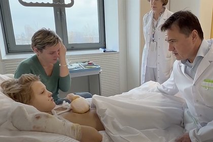 Появились первые кадры с подорвавшимся на замаскированной бомбе под Москвой мальчиком