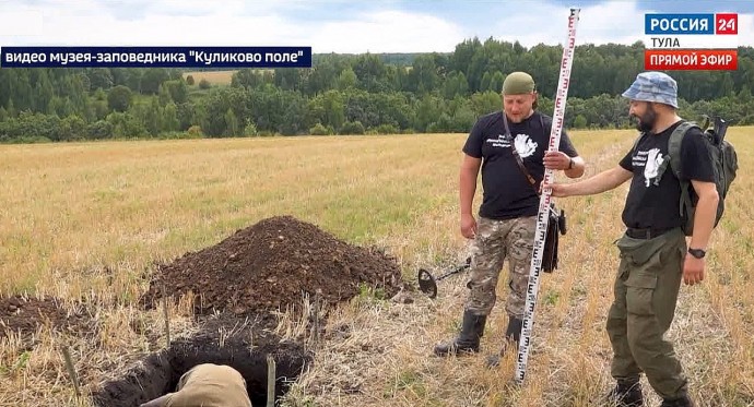 На месте Судбищенской битвы тульские археологи обнаружили 2669 артефактов