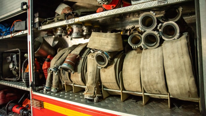 В Тульской области из-за атаки БПЛА произошел пожар на предприятии