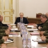 Совещание с руководством Министерства обороны и Генерального штаба