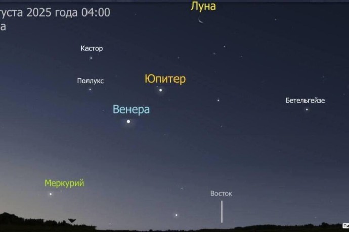 Пензенцы смогут увидеть парад планет на рассвете 19 августа