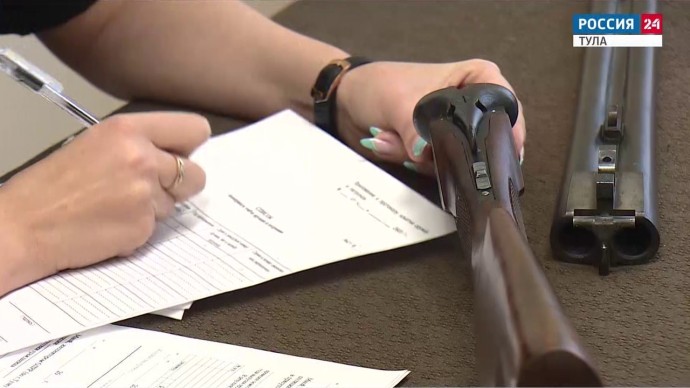 В ходе проверок тульские росгвардейцы изъяли 9 единиц оружия