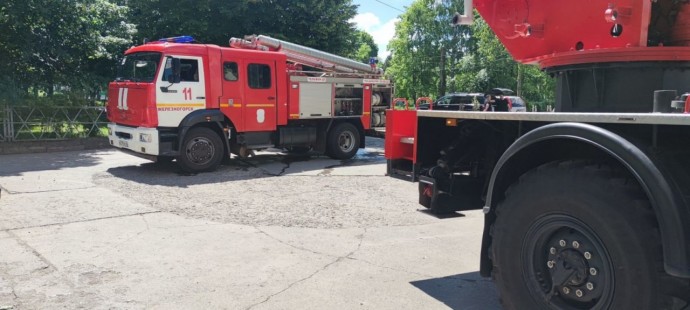 В Железногорске ликвидировали возгорание в жилом доме