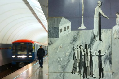 Дептранс: интервалы увеличены на севере «салатовой» ветки из-за человека на пути