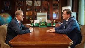 Денис Мантуров встретился с губернатором Нижегородской области Глебом Никитиным