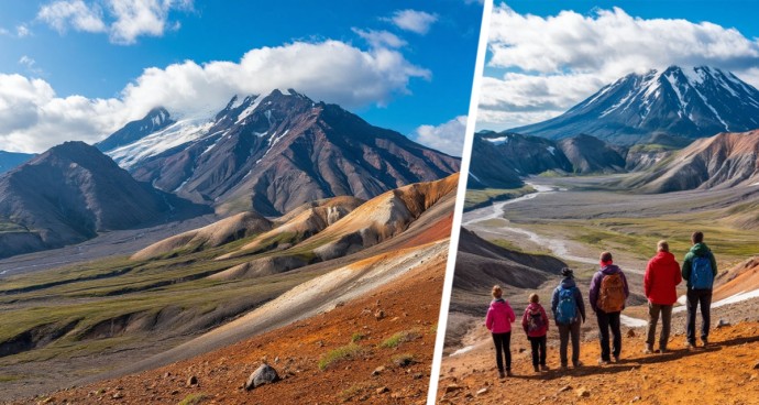 Вулканическое дыхание Камчатки: Безымянный демонстрирует активность, вулканический туризм оказался в опасной зоне Вулканическое дыхание Камчатки: Безымянный демонстрирует активность, вулканический туризм оказался в опасной зоне