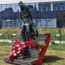 Возле стадиона «Динамо» установили монумент Юрию Никулину