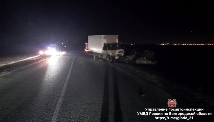 В Белгородской области вылетевший на встречку грузовик убил водителя легковушки