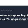 Полугодовые продажи Toyota выросли на 5%, до рекорда за этот период