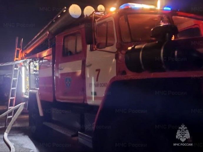 В многоквартирном доме в Старом Осколе произошёл пожар
