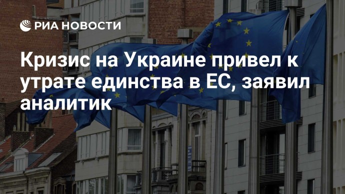 Кризис на Украине привел к утрате единства в ЕС, заявил аналитик