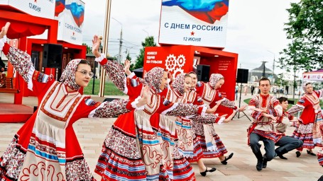 Как в Тульской области отметили День России
