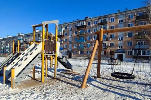 В Приамурье благоустроили 13 детских площадок благодаря госпрограмме