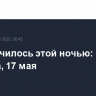 Что случилось этой ночью: суббота, 1 мая