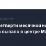 Около четверти месячной нормы осадков выпало в центре Москвы