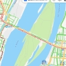 На Новом мосту через Волгу пробка 