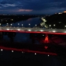 Мэр Уфы показал подсветку Бельского моста