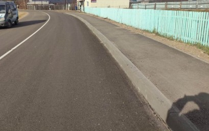 В Бурятии у села Нижние Тальцы завершены основные дорожные работы