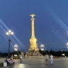 Архитектурная подсветка украсила стелу «1000-летию Ярославля» на Стрелке
